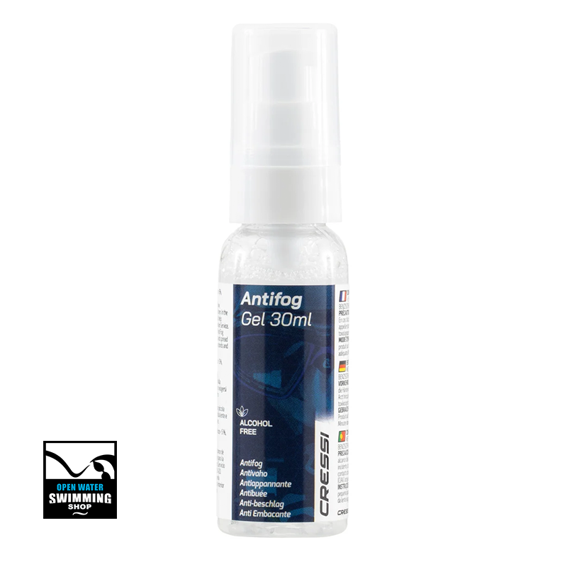 De cressi antifog spray is eenvoudig in gebruik voor als je gaat zwemmen