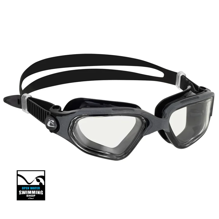 Cressi Clear Eyes zwembril met hypoallergeen siliconen frame, anticondens lenzen en UV-bescherming voor helder zicht en optimaal comfort.