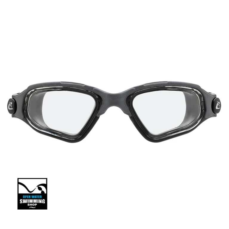 Cressi Clear Eyes zwembril met hypoallergeen siliconen frame, anticondens lenzen en UV-bescherming voor helder zicht en optimaal comfort.