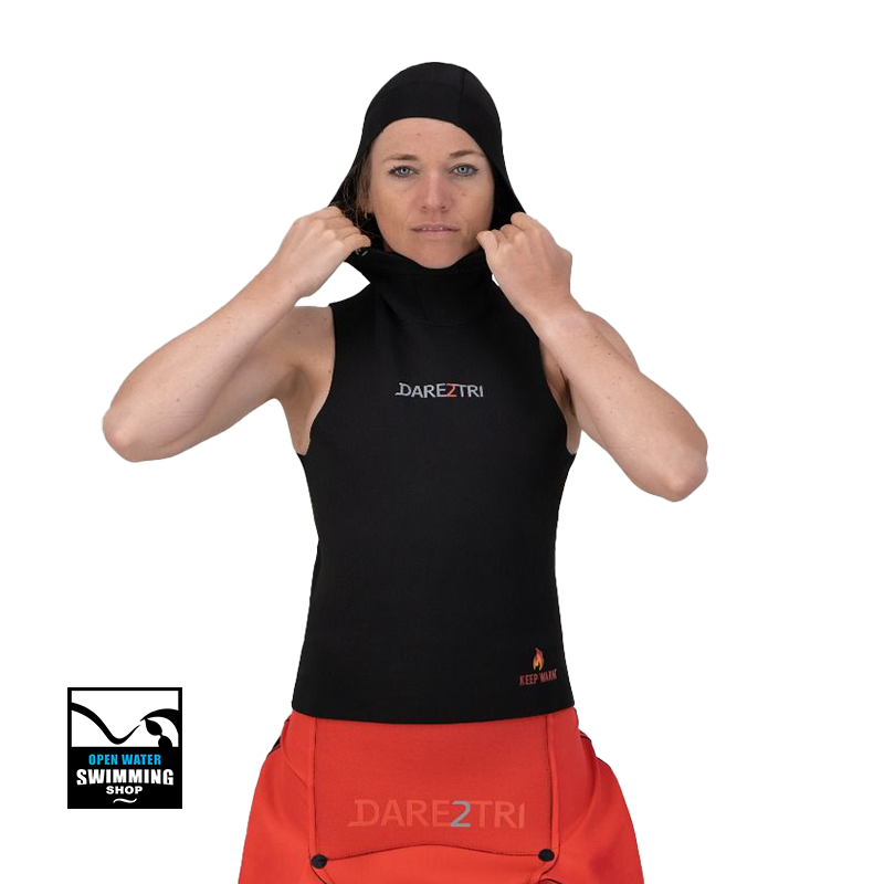 Dare2Tri – Keep Warm – Neopreen-Hoodedvest – Unisex-Front-promo-openwaterswimmingshop.nl