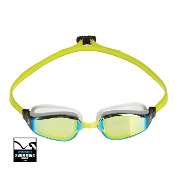 Aqua Sphere - Fastlane - Zwembril - Yellow Titanium Mirrored Lens-EP2990907LMY - openwaterswimmingshop.nl