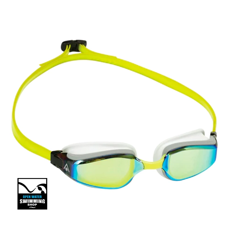 Aqua Sphere - Fastlane - Zwembril - Yellow Titanium Mirrored Lens-EP2990907LMY - openwaterswimmingshop.nl