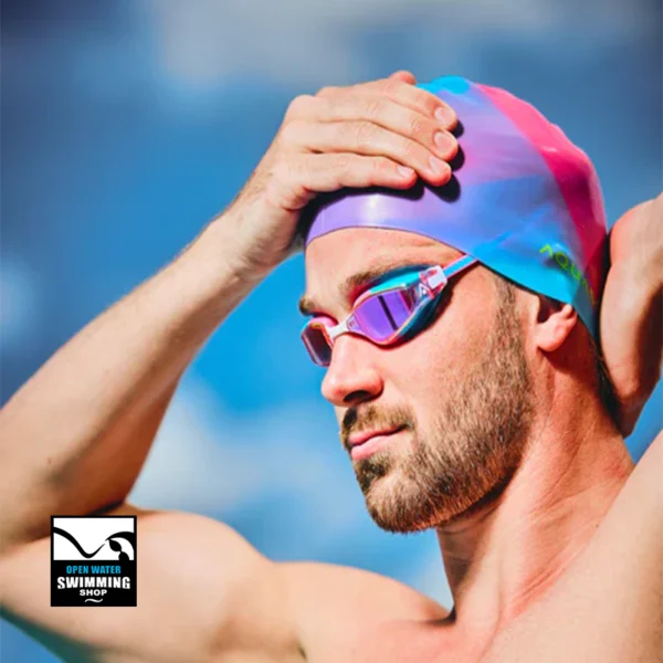 Aqua Sphere - Fastlane - Zwembril - Pink Iridescent Mirrored Lens -openwaterswimmingshop.nl