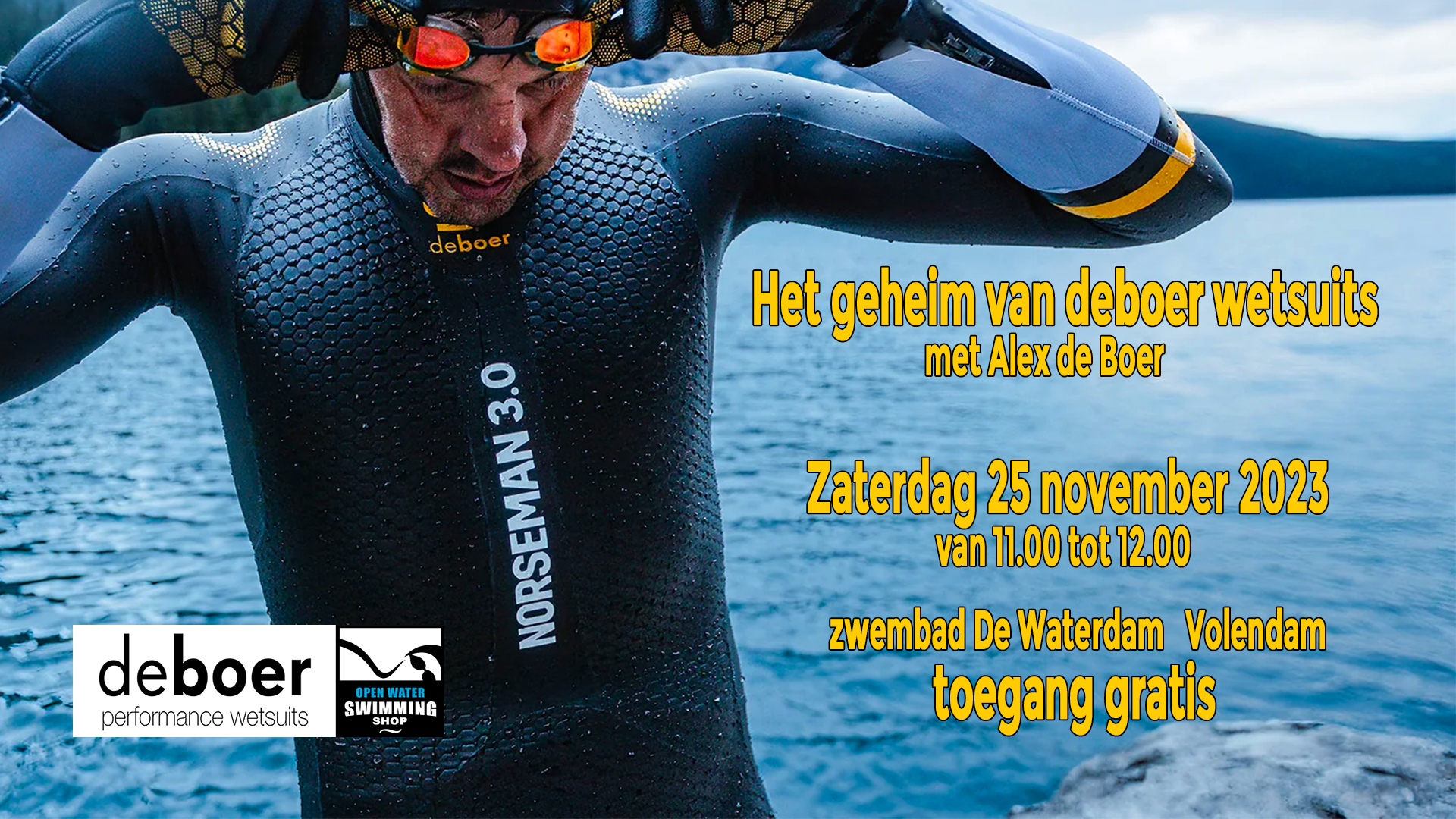 Het geheim van deboer wetsuits met alex de boer-openwaterswimmingshop.nl