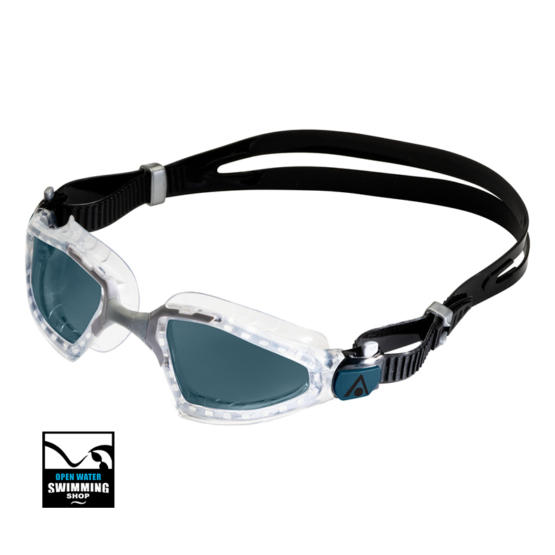 Aqua Sphere - Kayenne Pro - Zwembril - Dark Lens - Transparant/Grijs - EP3210010LD - openwaterswimmingshop.nl