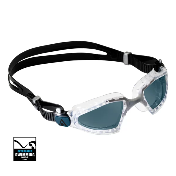 Aqua Sphere - Kayenne Pro - Zwembril - Dark Lens - Transparant/Grijs - EP3210010LD - openwaterswimmingshop.nl