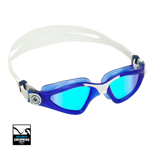 Aqua Sphere - Kayenne - Zwembril - Blue Titanium Mirrored Lens - EP1224409LMB - openwaterswimmingshop.nl