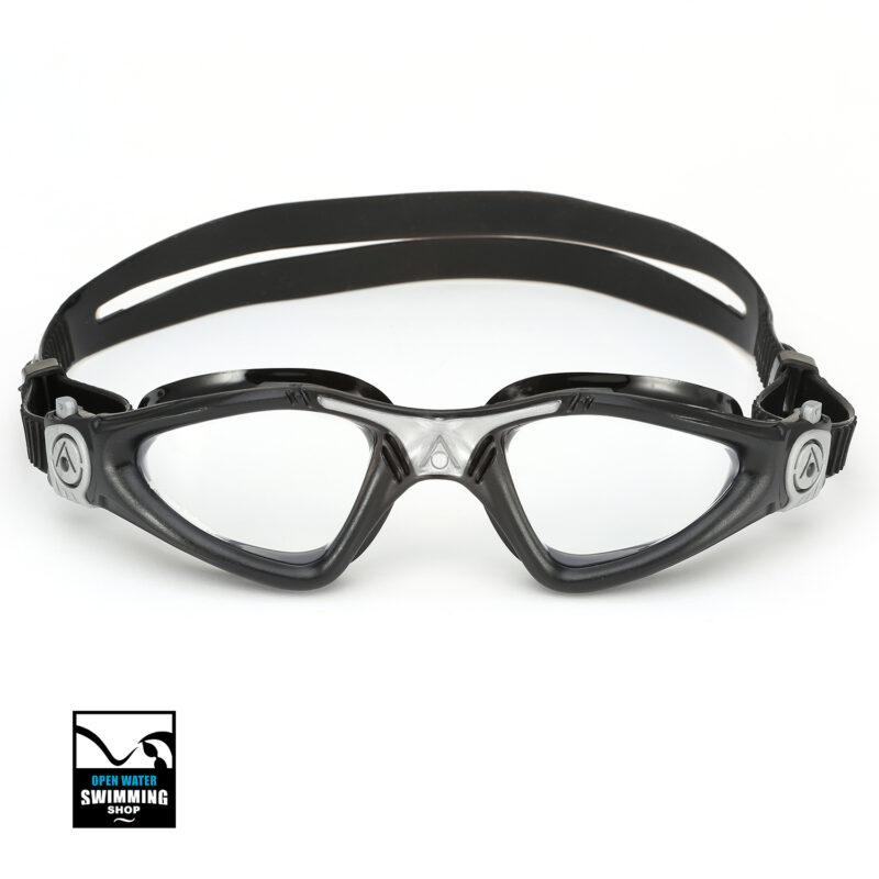Kayenne_EP1220115LC_Clear_Black-Silver_v Aqua Sphere - Kayenne - Zwembril - Clear Lens - Black/Silver - EP1220115LC - openwaterswimmingshop.nl