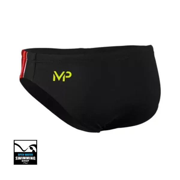 MP-Rush-Black Red-Back-zwembroek-openwaterswimmingshop.nl