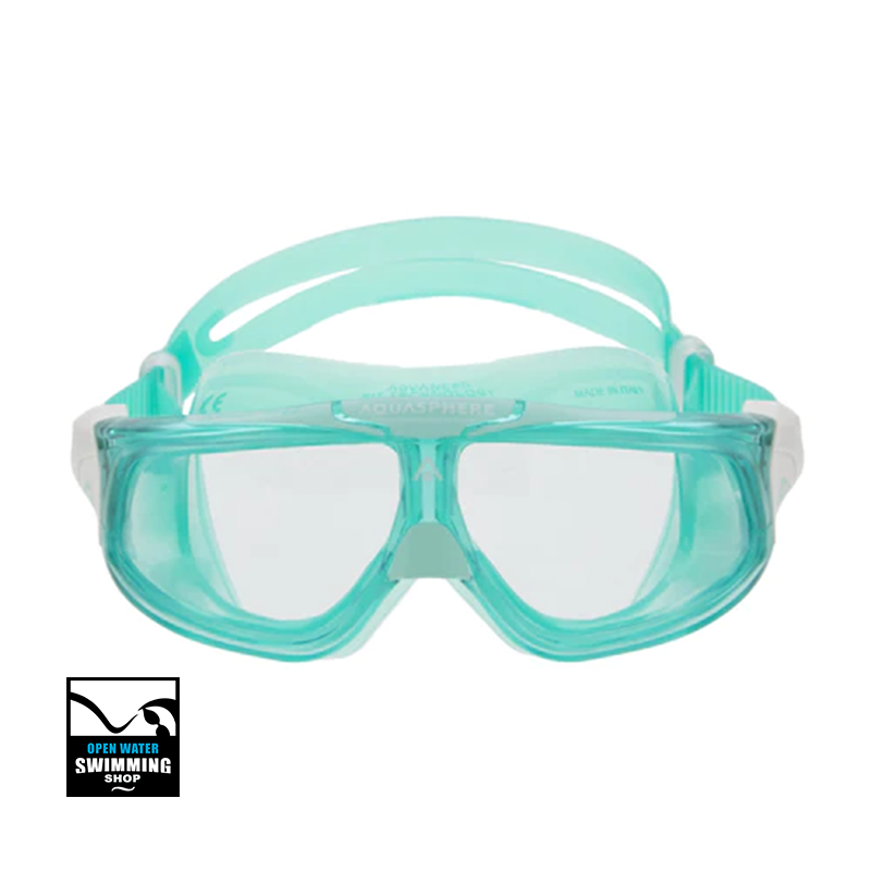 MS5073535LC_SEAL2.0_TINTEDGREEN_LC_01FRONT_openwaterswimmingshop-webshop Aqua Sphere - Seal 2.0 - Zwembril - Clear Lens - Groen - MS5073535LC - openwaterswimmingshop.nl