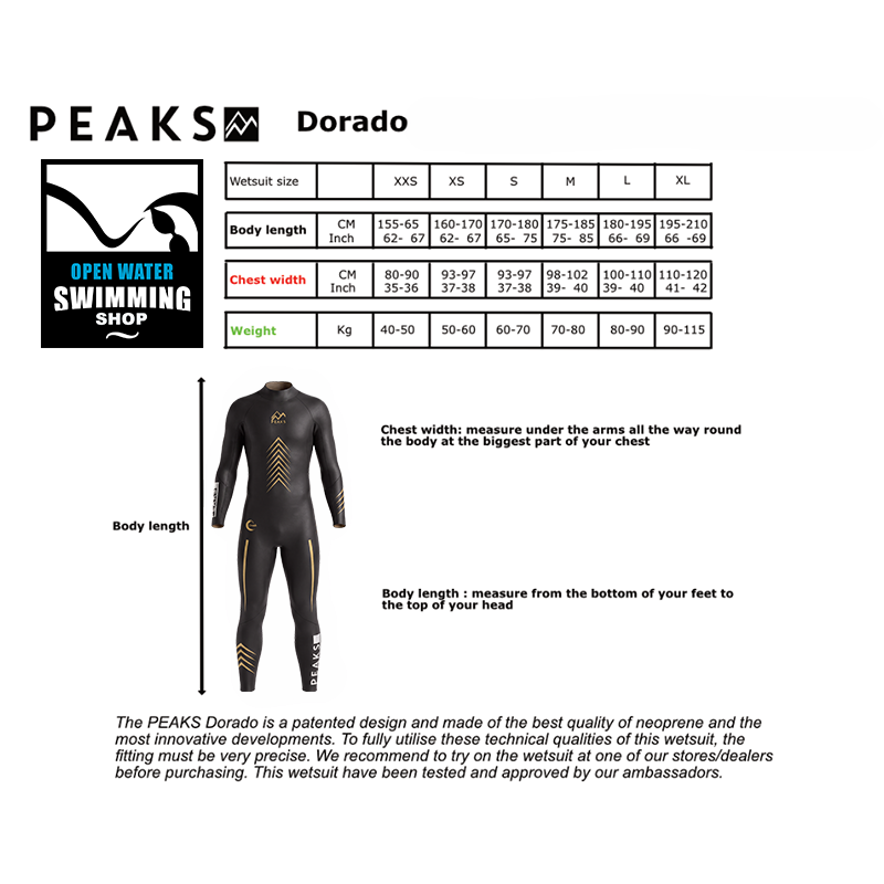 Peaks Dorado Wetsuit Heren - Afbeelding 4