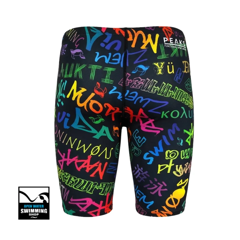 PEAKS Competitie Jammer Multi Color wedstrijdzwembroek