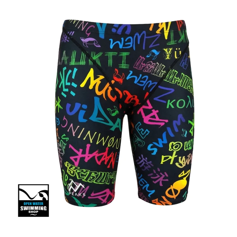 PEAKS Competitie Jammer Multi Color wedstrijdzwembroek