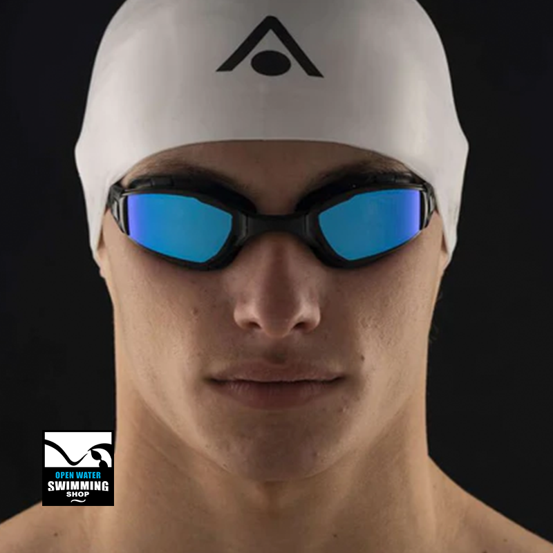 Aqua Sphere – Ninja – Zwembril - Blue Titanium Mirrored Lens - Blauw - EP3020404LMB - openwaterswimmingshop.nl
