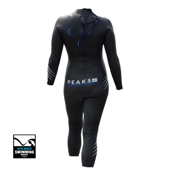 zwem wetsuit l Peaks-Azul-wetsuit-dames-back-openwaterswimmingshop