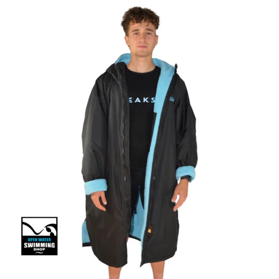 PEAKS Dryrobe Long Sleeve jas voor zwemmers en outdoor sporters"