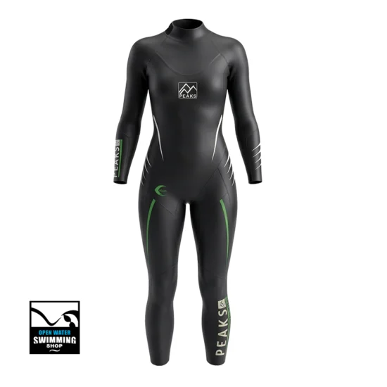 Peaks Verde zwemwetsuit dames voor triatlon en open water zwemmen.