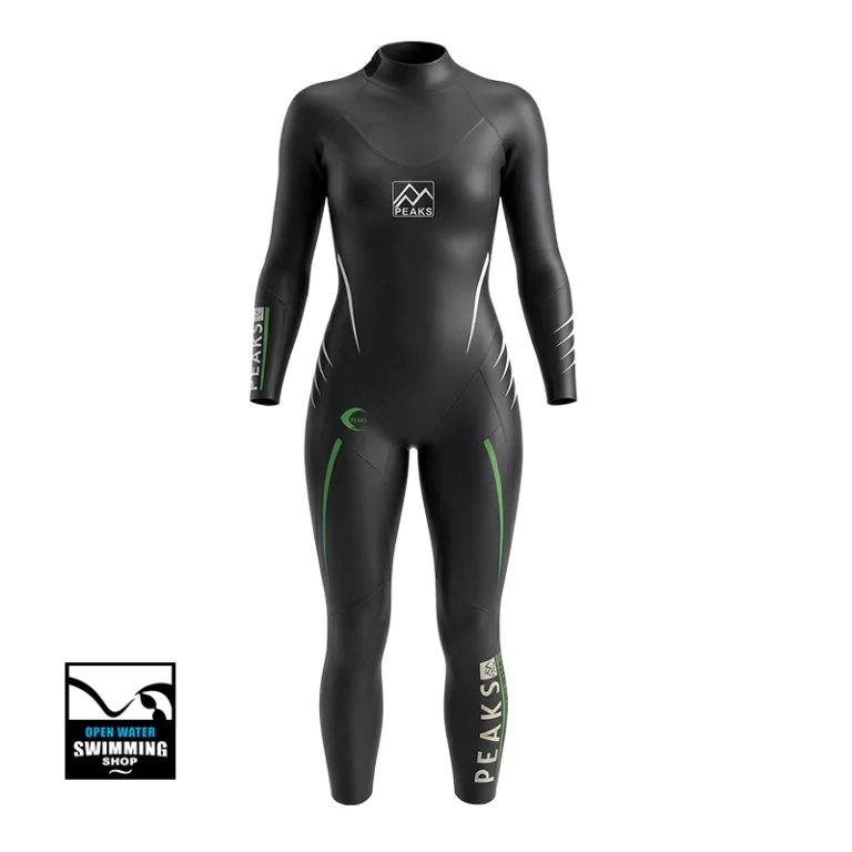 Peaks Verde zwemwetsuit dames voor triatlon en open water zwemmen.