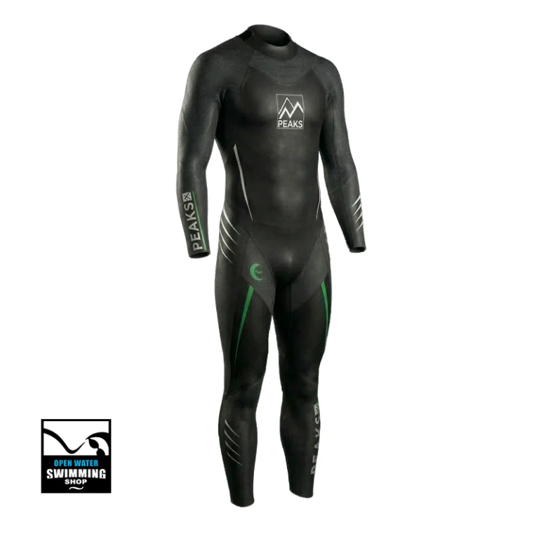 Peaks Verde zwemwetsuit heren voor triatlon en open water zwemmen.