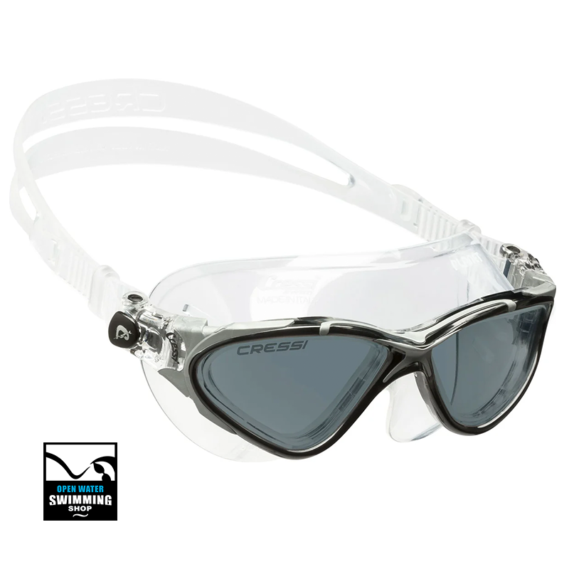 Sportieve Cressi Planet zwembril in helder design voor recreatief gebruik