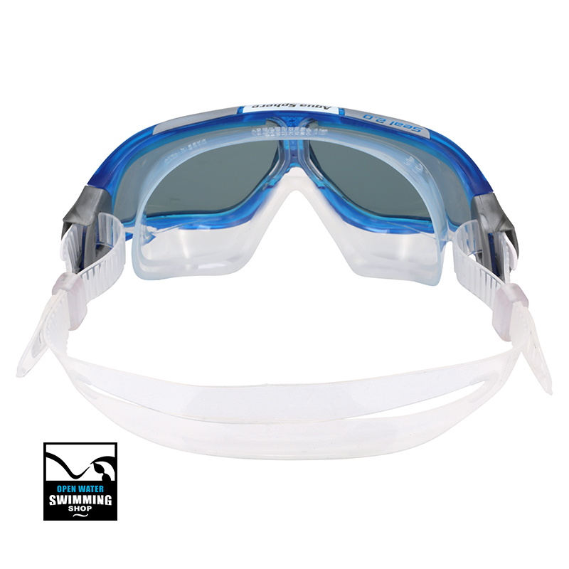 Aqua Sphere - Seal 2.0 - Zwembril - Dark Lens - Blauw - Wit - MS5074109LC - openwaterswimmingshop.nl