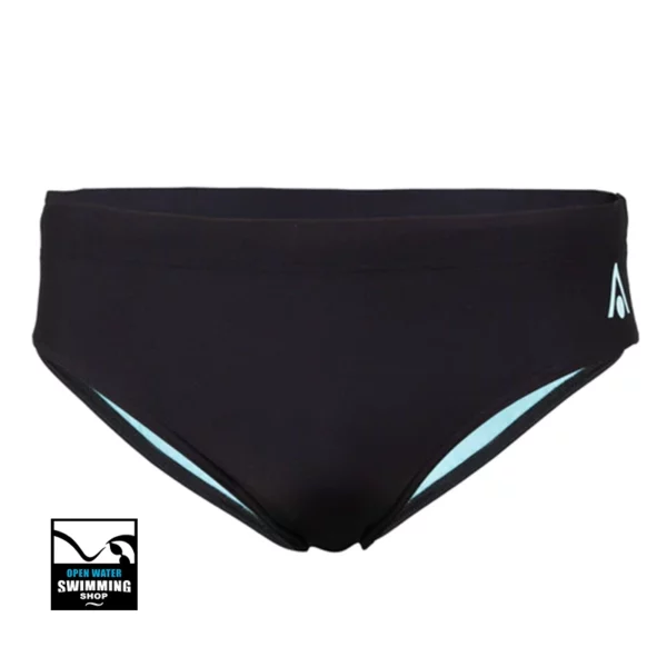 Aqua Sphere Zwembroek Heren-SM4740141ESSENTIAL8CMBRIEFBLACKLIGHTBLUEFRONT_500x-openwaterswimmingshop-webshop