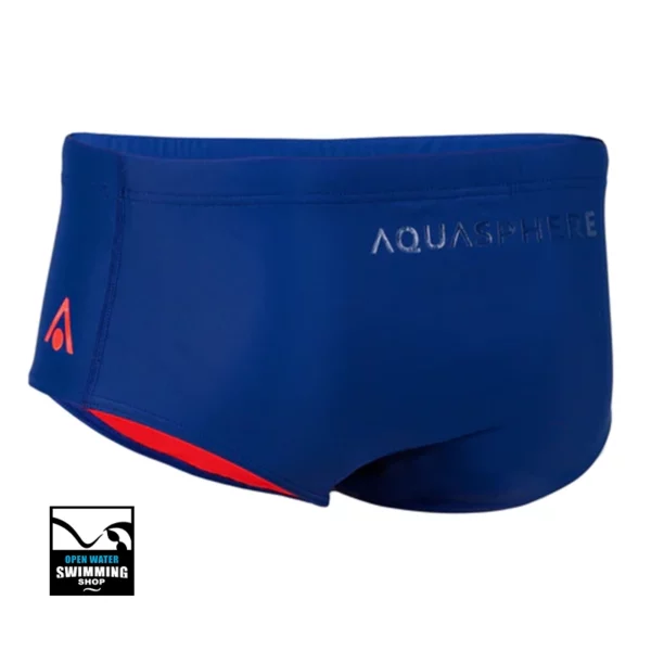 Aqua Sphere - Zwembroek - Heren - Essential Brief - Blauw/Rood - Afbeelding 3