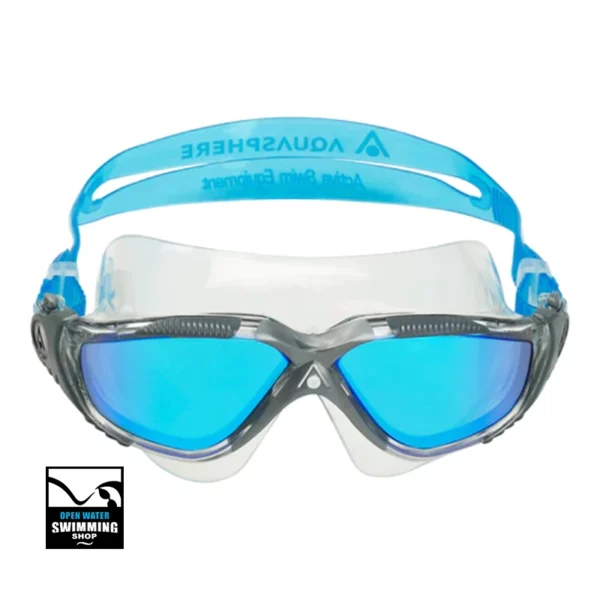 Aqua Sphere - Vista Active - Zwembril - Blue Titanium Mirrored Lens -MS5050010LMB - openwaterswimmingshop.nl