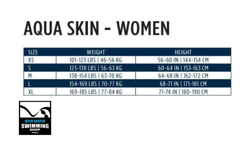 aquasphere_size_aquaskin-woman-openwaterswimmingshop.nl
