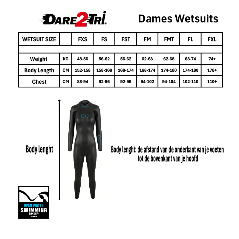 maattabel-dare2tri-dames-openwaterswimmingshop.nl