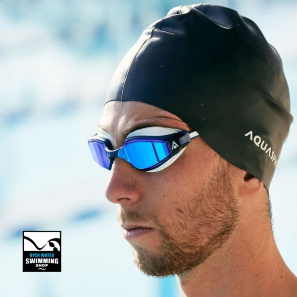 Aqua Sphere - Fastlane - Zwembril - Blue Titanium Mirrored Lens - ASEP3174009LMB - openwaterswimmingshop.nl
