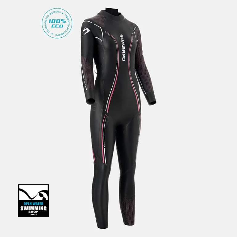 Sumarpo Race Eco heren triatlon wetsuit voor open water zwemmen, ontworpen voor optimaal drijfvermogen en hydrodynamiek.